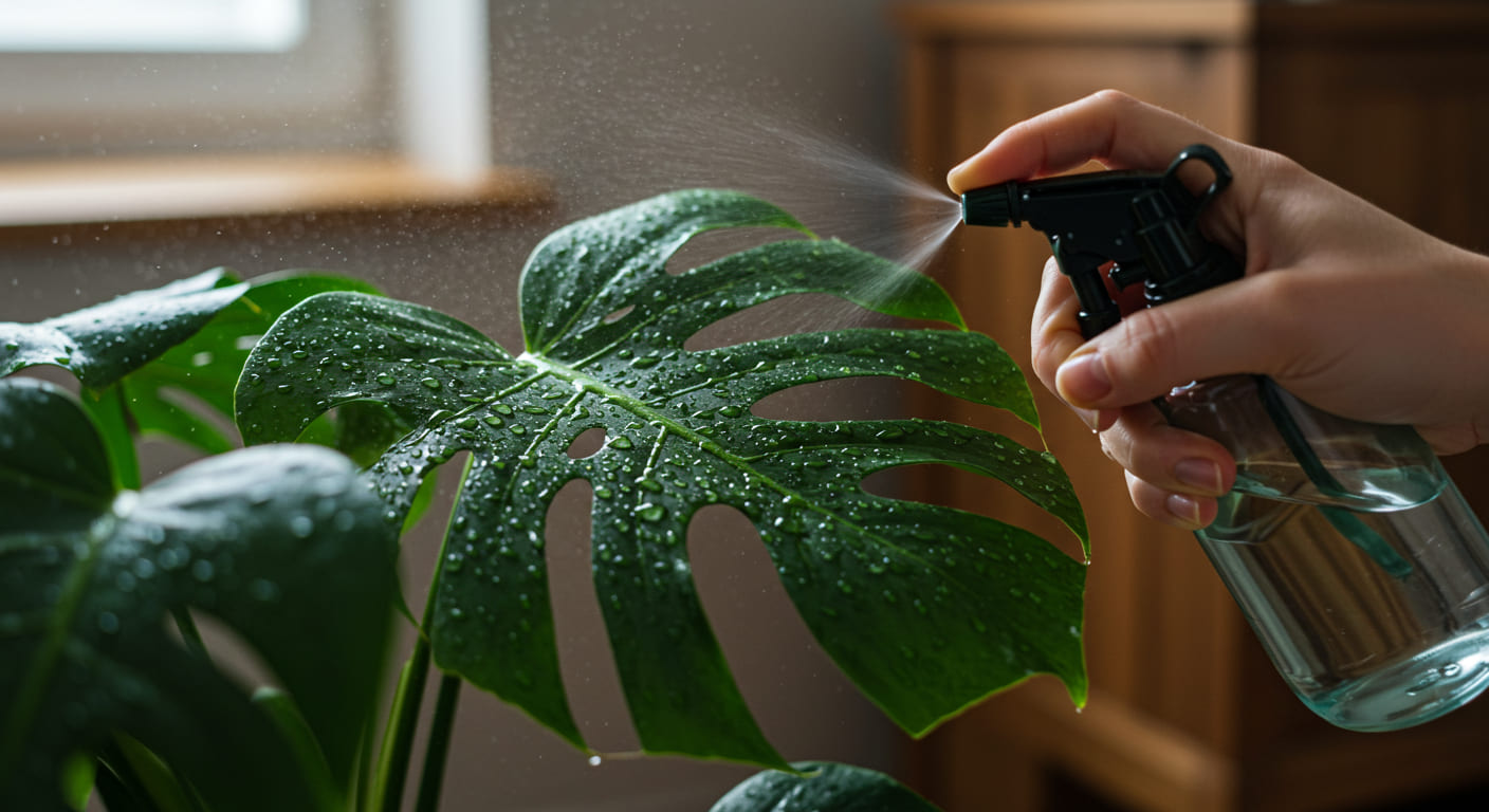 観葉植物と湿度管理|乾燥から守る加湿テクニックと植物別の必要湿度