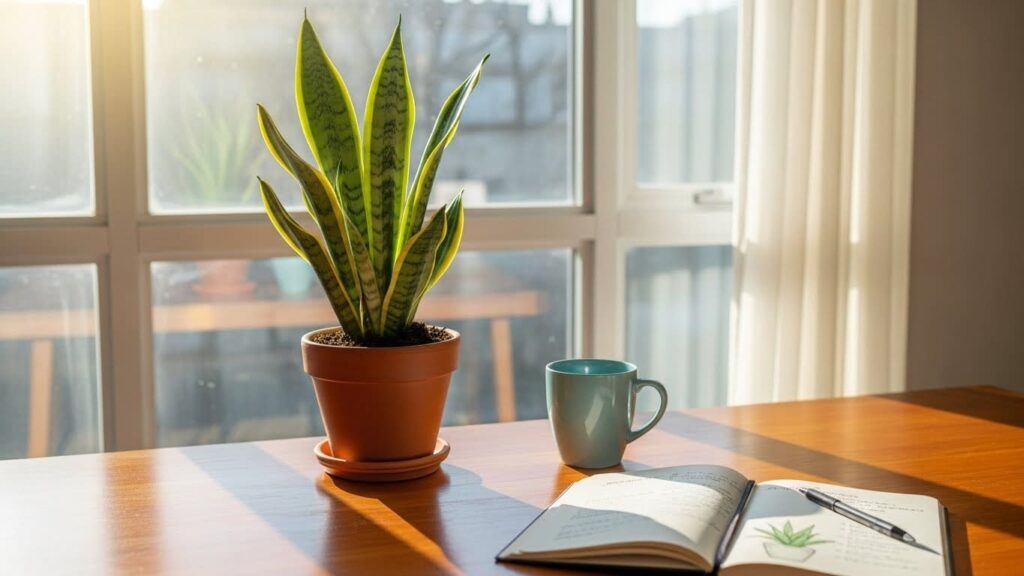 サンスベリアと共に成長するライフスタイル