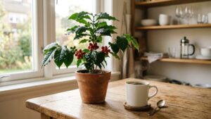 コーヒーの木の育て方完全ガイド｜100均の苗から実をつけるまで、枯らさない5原則と症状別トラブル対処