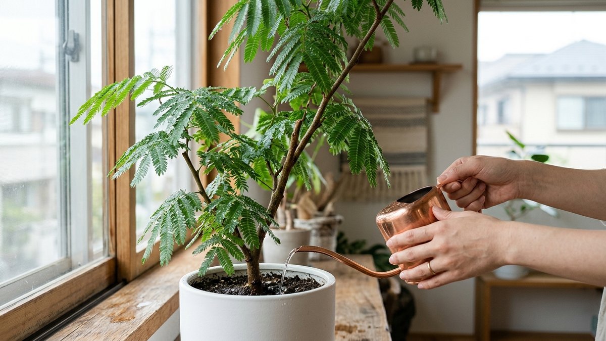 エバーフレッシュの水やり｜土の表面が乾いてから与える