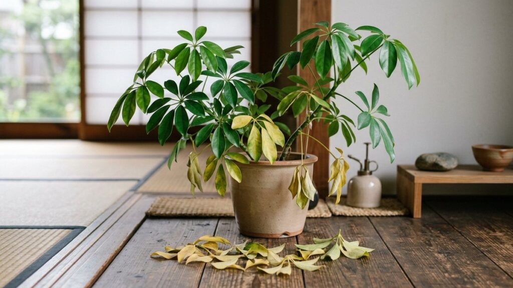 カポック(シェフレラ)の育て方|水やり・剪定・植え替えから枯らさないコツまで | 観葉植物の育て方とトラブル対処を実体験で|ウチナカフォレスト