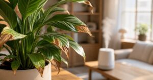 観葉植物の葉先が茶色くなる4原因|知恵袋500件で「悩み2位」の正体と対策