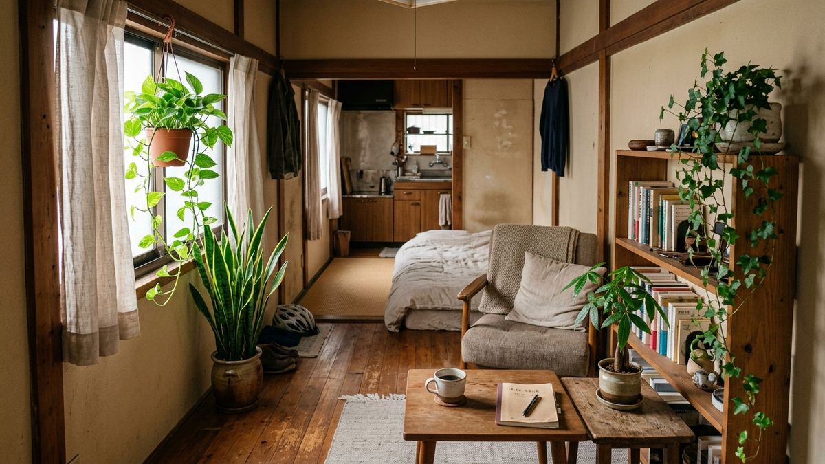 北向き1Kでも枯れない観葉植物8選|木造アパート3年実体験で分かった選び方