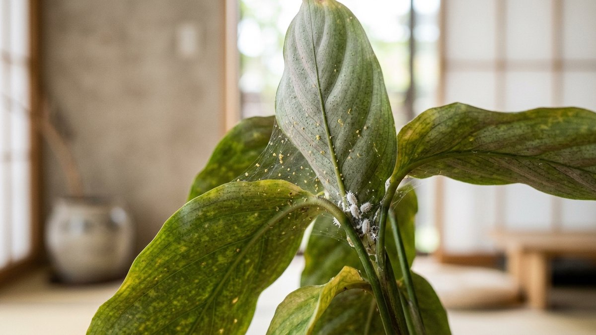 観葉植物の主な害虫｜ハダニ・カイガラムシなど症状の見分け方