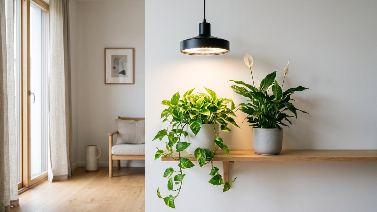 光不足を補う植物育成LEDライト｜日陰でも植物を元気に