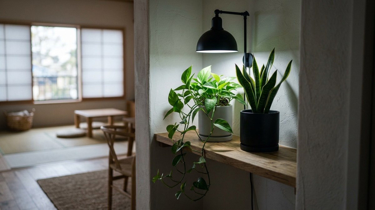 観葉植物の育成ライトおすすめ｜紫にしない選び方と、買う前に確かめたいこと