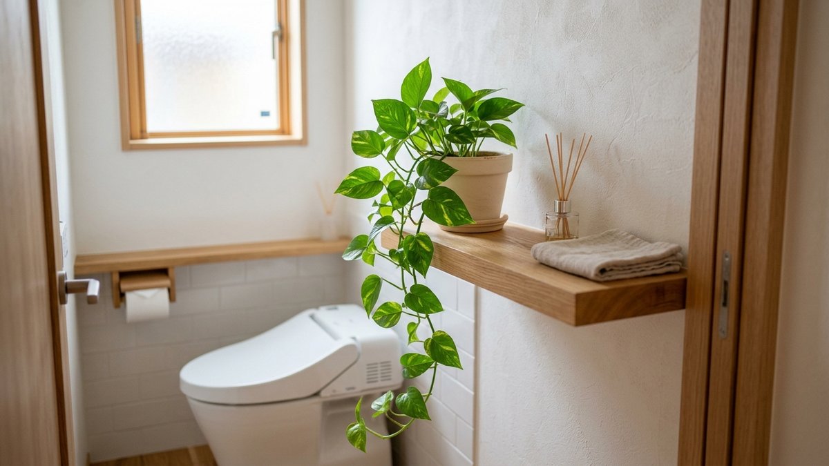 トイレの観葉植物おすすめ8選|窓なしでも枯らさない育て方と風水の本当のところ